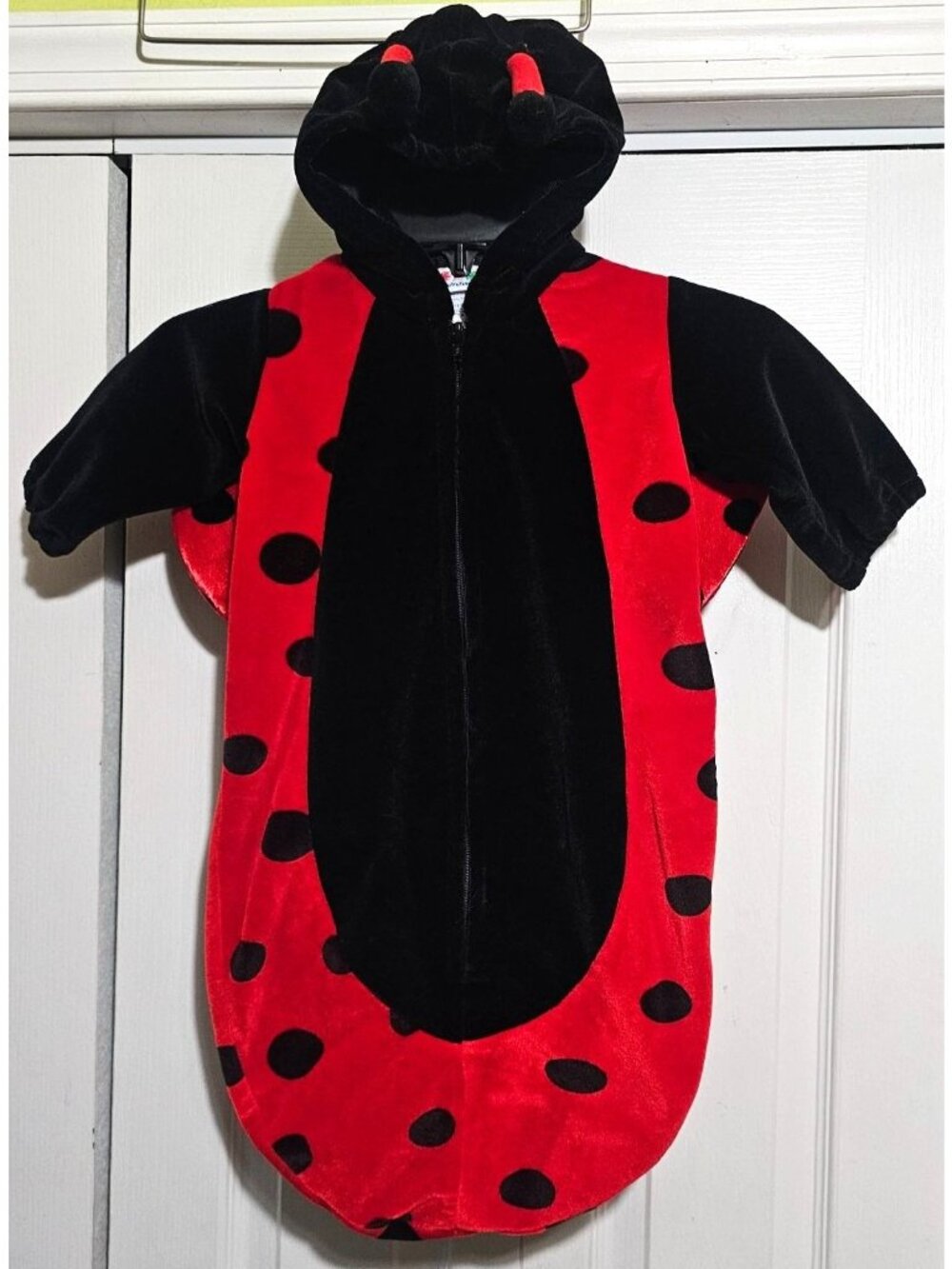 Ladybug Costume Baby Girl 0-9 Months Bunting Sack Winter Halloween Red Polka Dot
